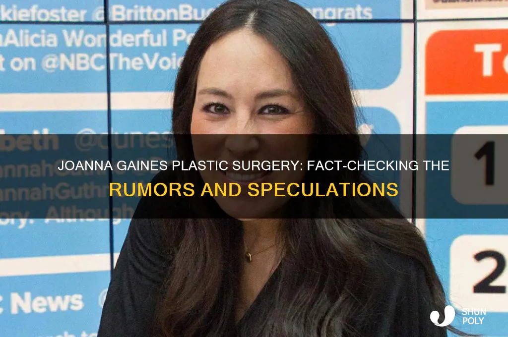 did joanna gaines have plastic surgery