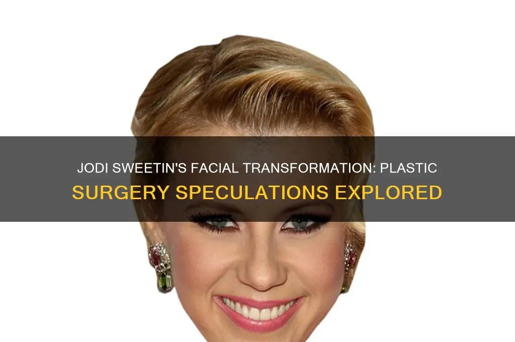 did jodi sweentin have plastic surgery on her face
