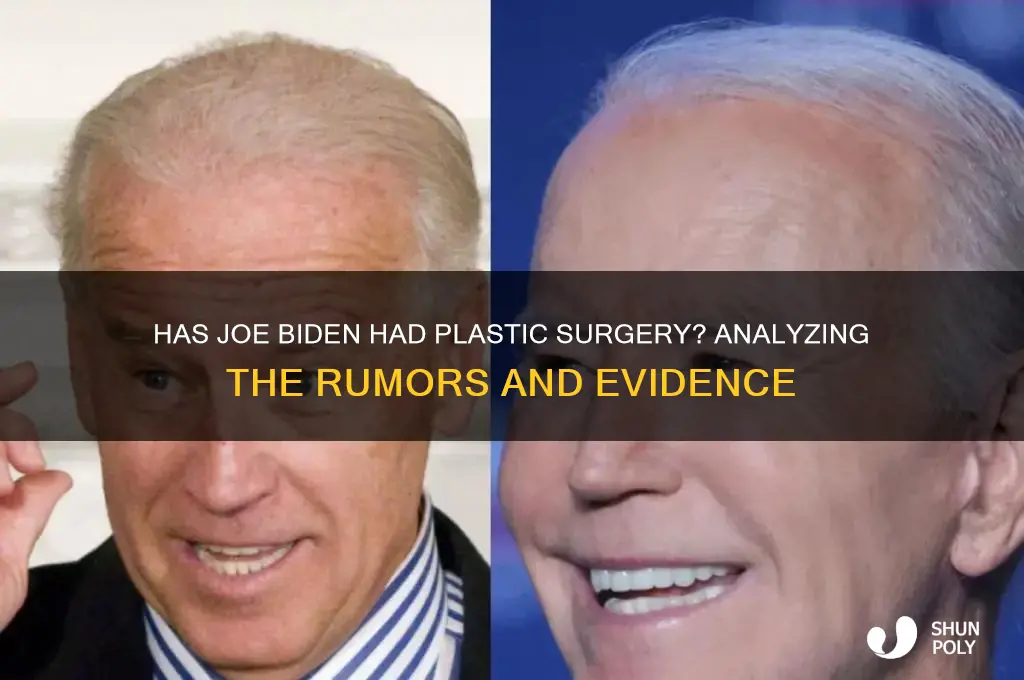did joe biden have plastic surgery