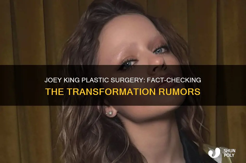 did joey king get plastic surgery