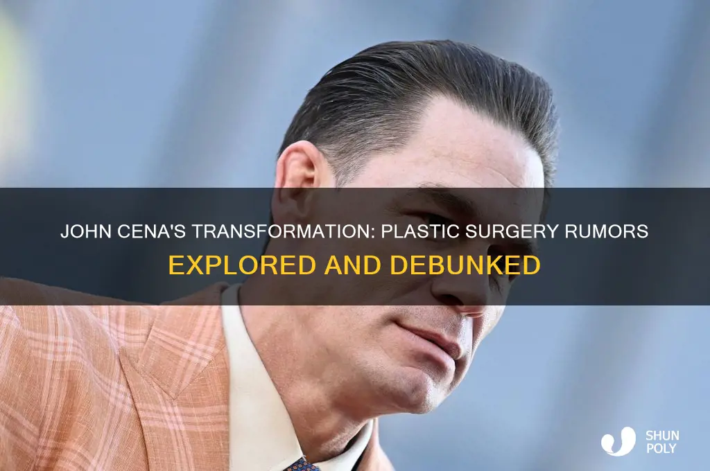 did john cena get plastic surgery