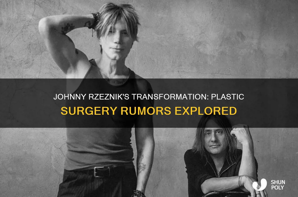 did johnny rzeznik have plastic surgery