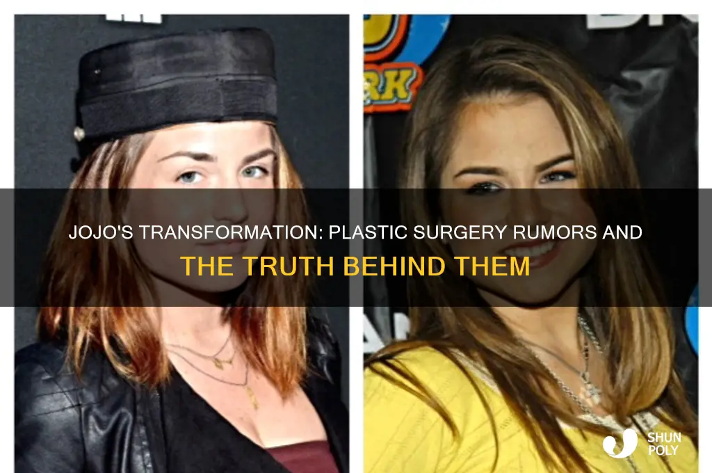 did jojo get plastic surgery
