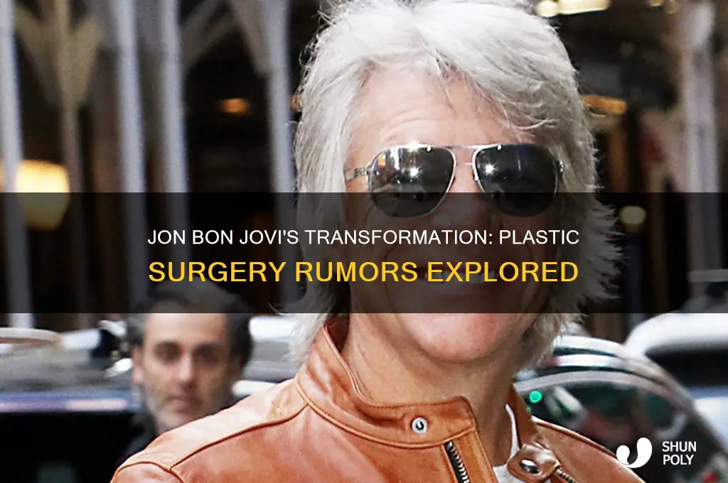 did jon bon jovi have plastic surgery