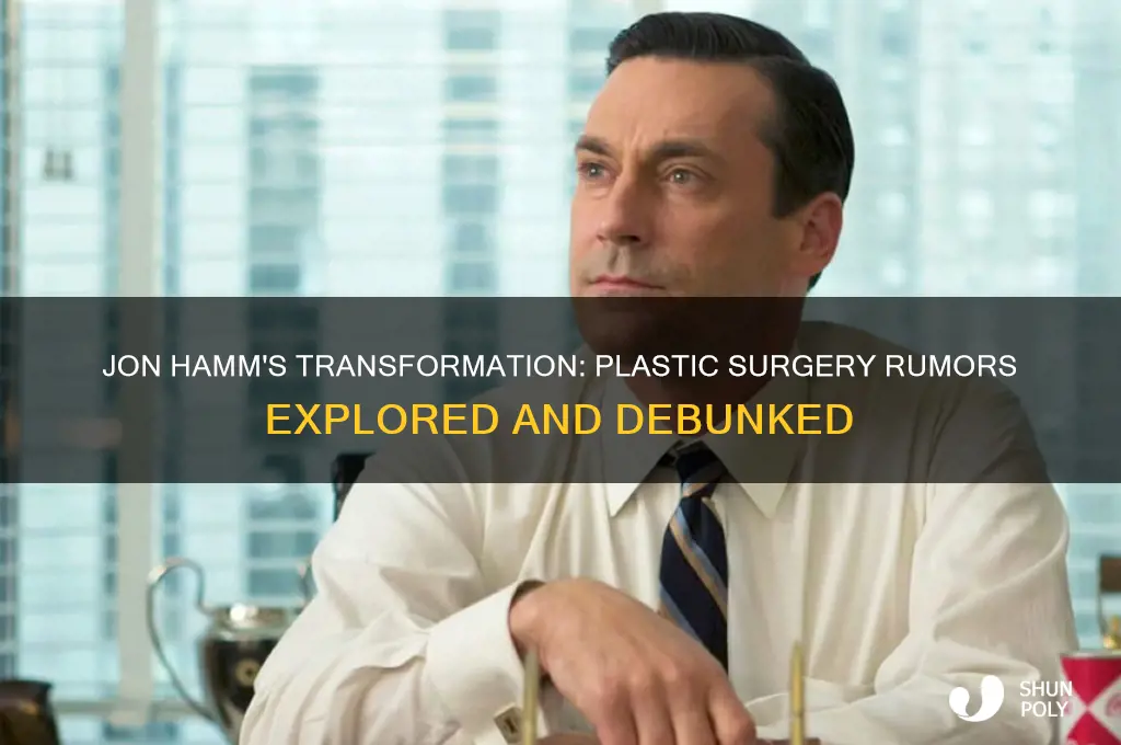 did jon hamm have plastic surgery