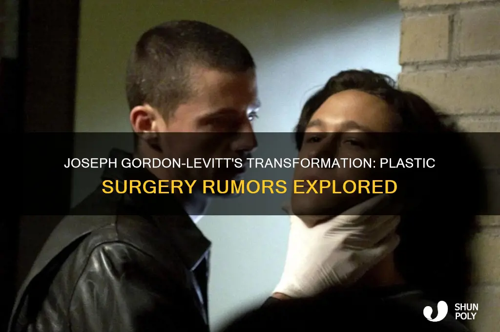 did joseph gordon levitt get plastic surgery