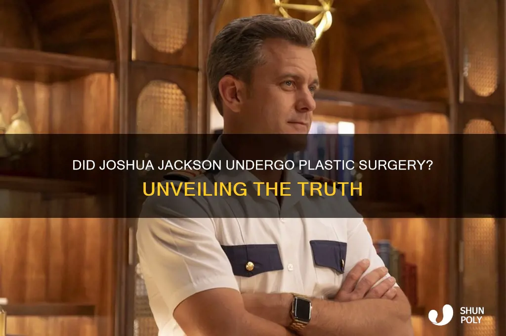 did joshua jackson have plastic surgery