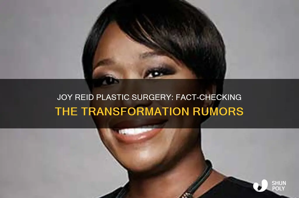 did joy reid have plastic surgery