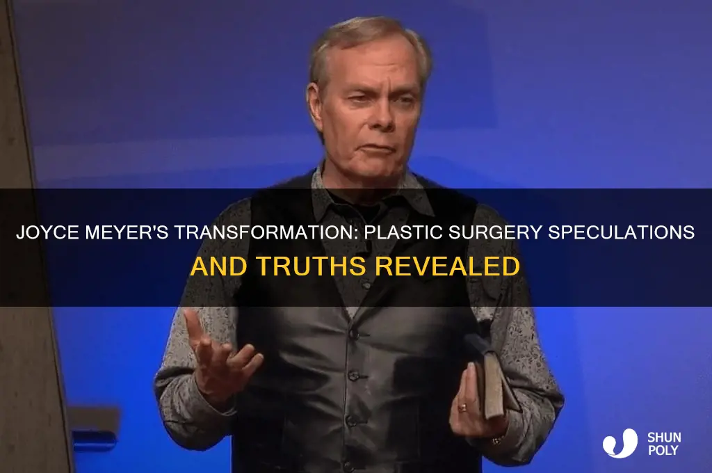 did joyce meyers have plastic surgery