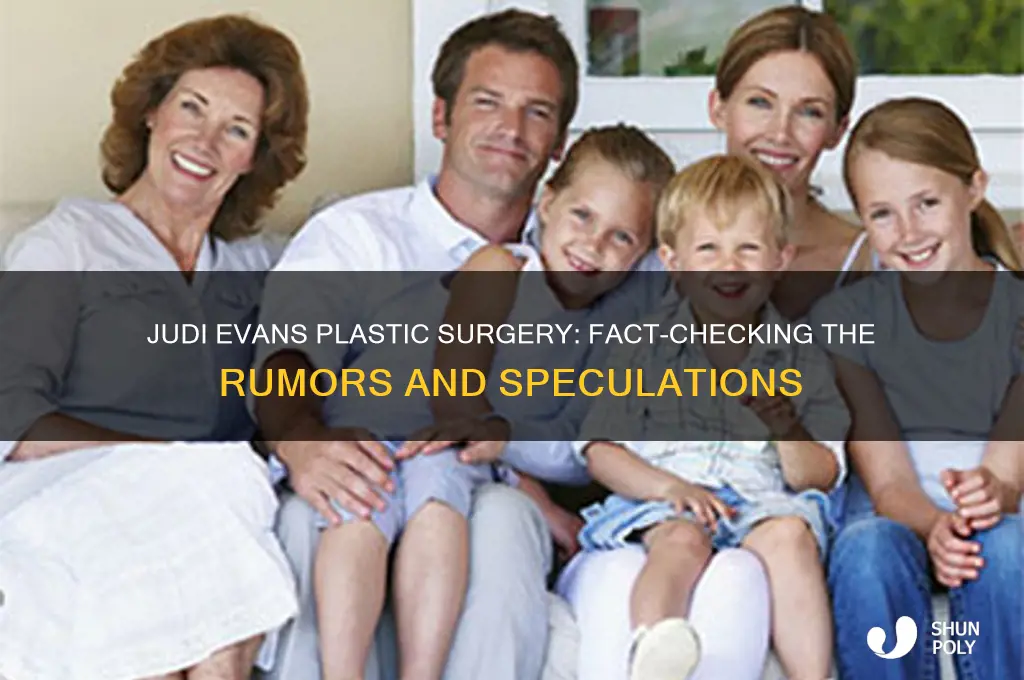did judi evans have plastic surgery