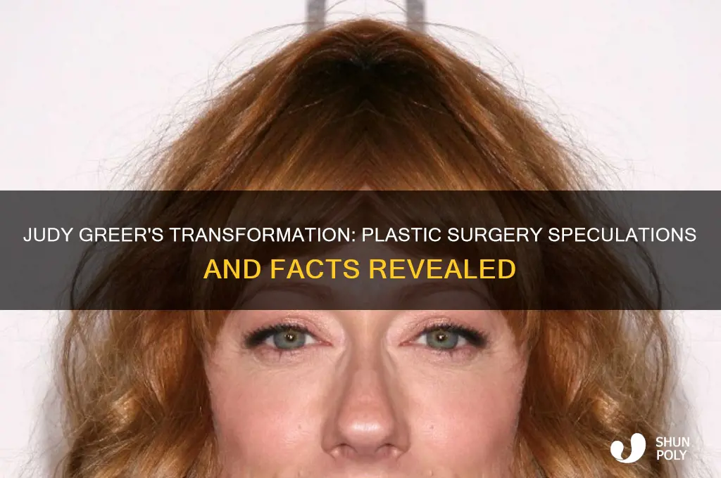 did judy greer have plastic surgery