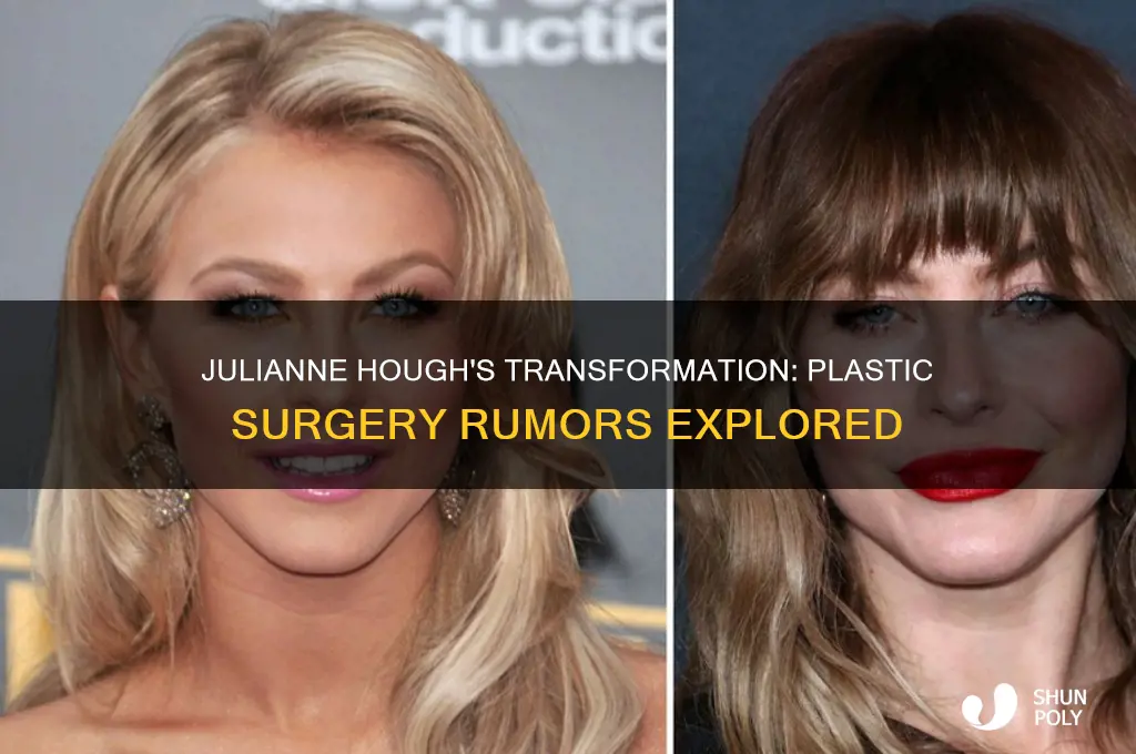 did julianne hough have plastic surgery