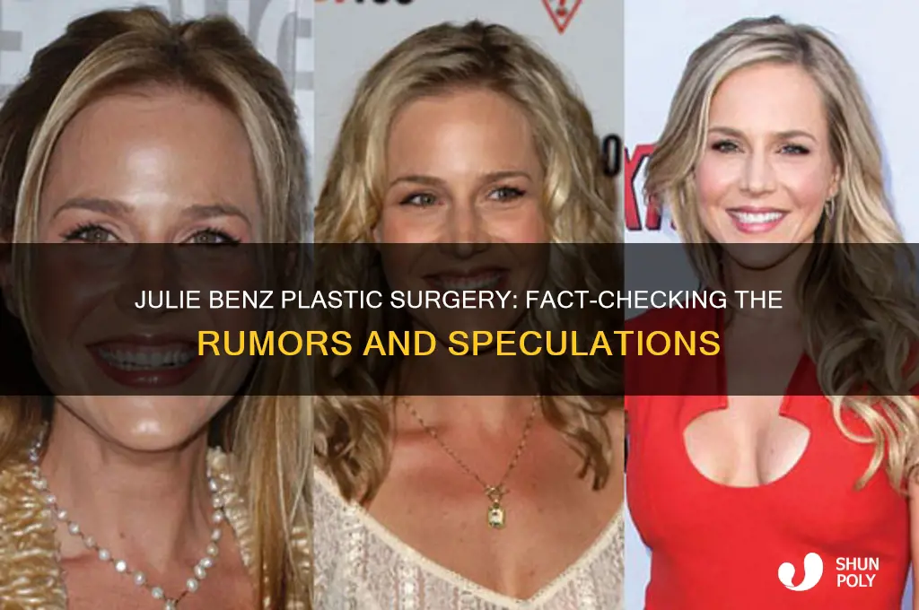 did julie benz get plastic surgery
