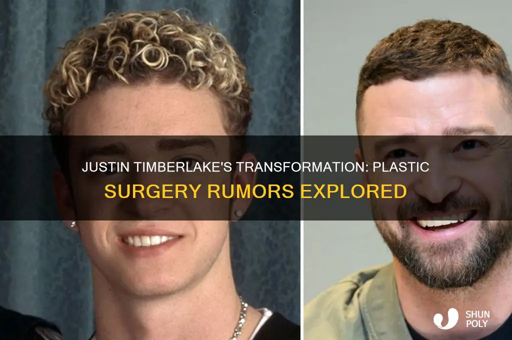 did justin timberlake have plastic surgery