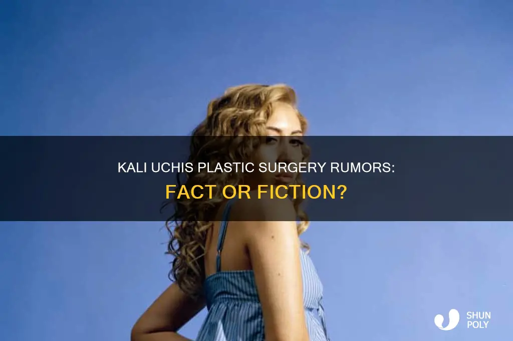 did kali uchis have plastic surgery