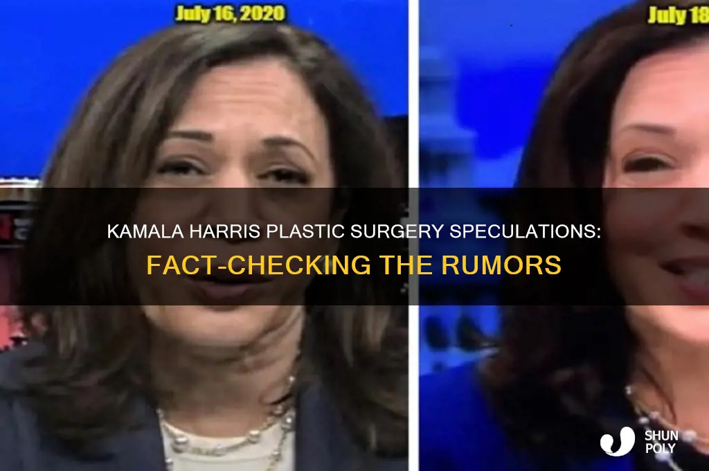 did kamela harris have plastic surgery