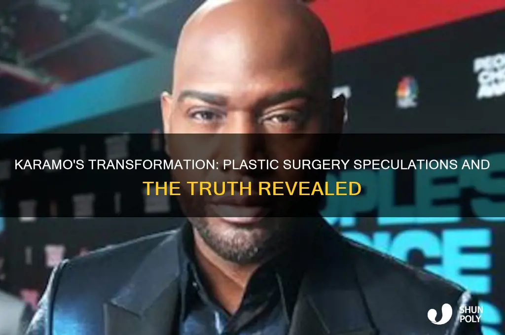 did karamo get plastic surgery