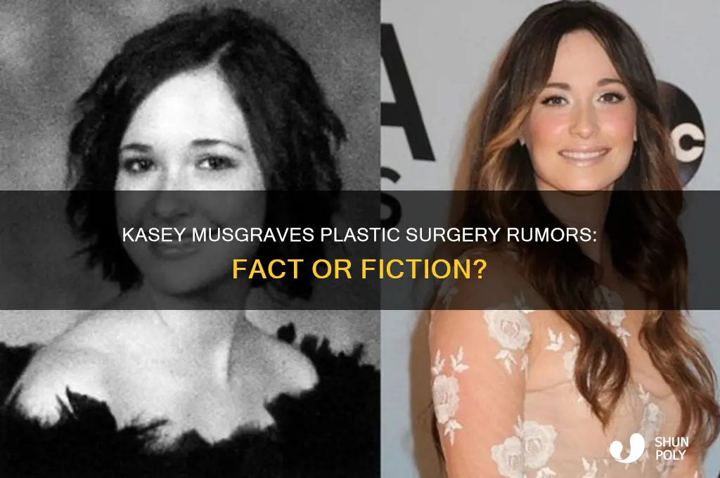did kasey musgraves have plastic surgery