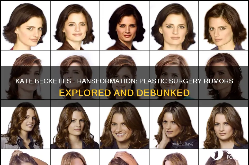 did kate beckett have plastic surgery