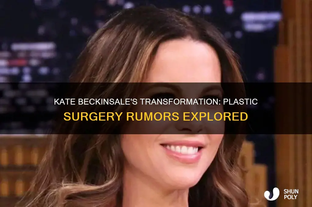 did kate beckinsale have plastic surgery