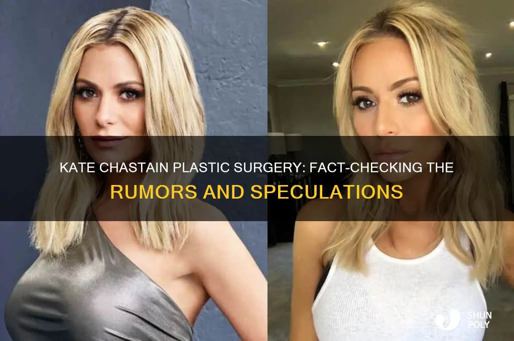 did kate chastain get plastic surgery