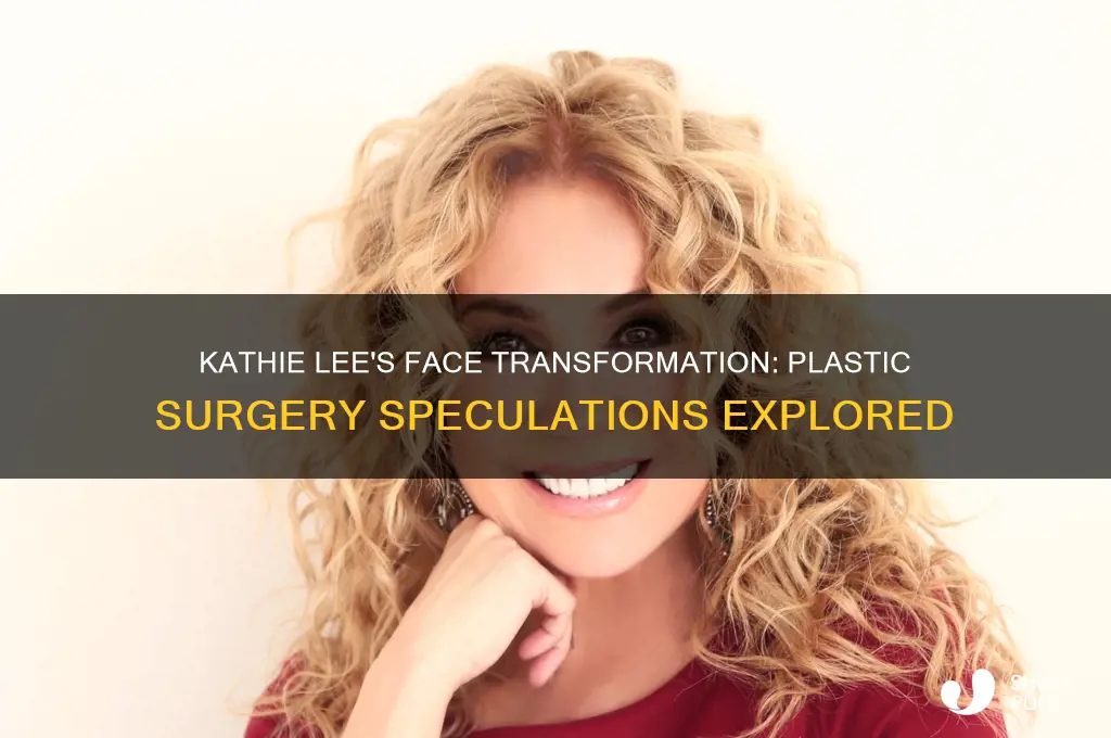 did kathie lee get plastic surgery on face