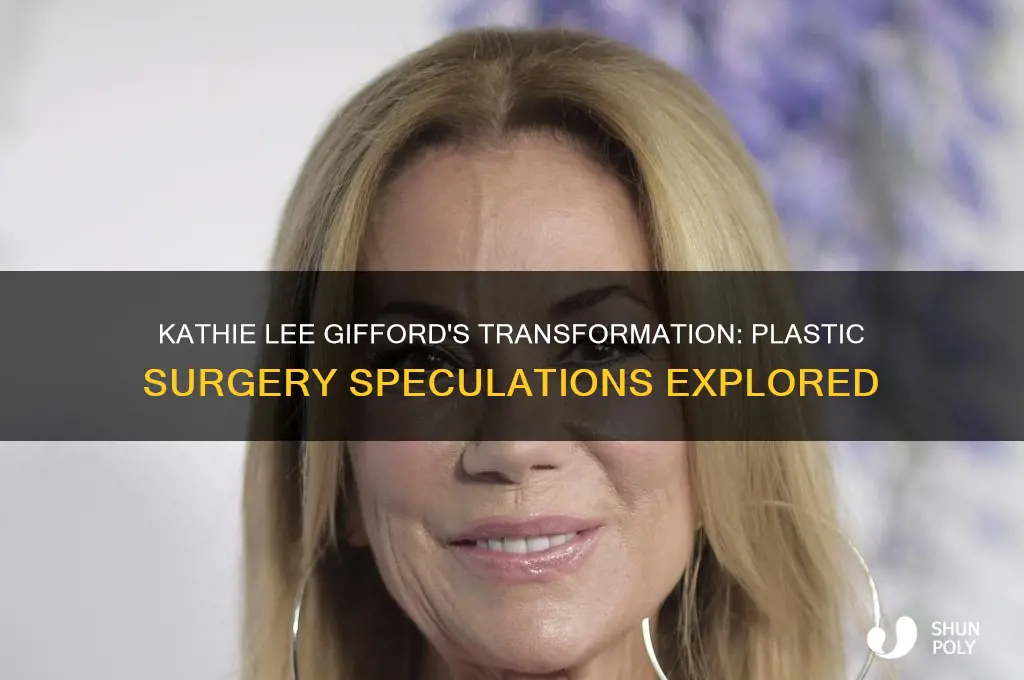 did kathie lee gifford have plastic surgery
