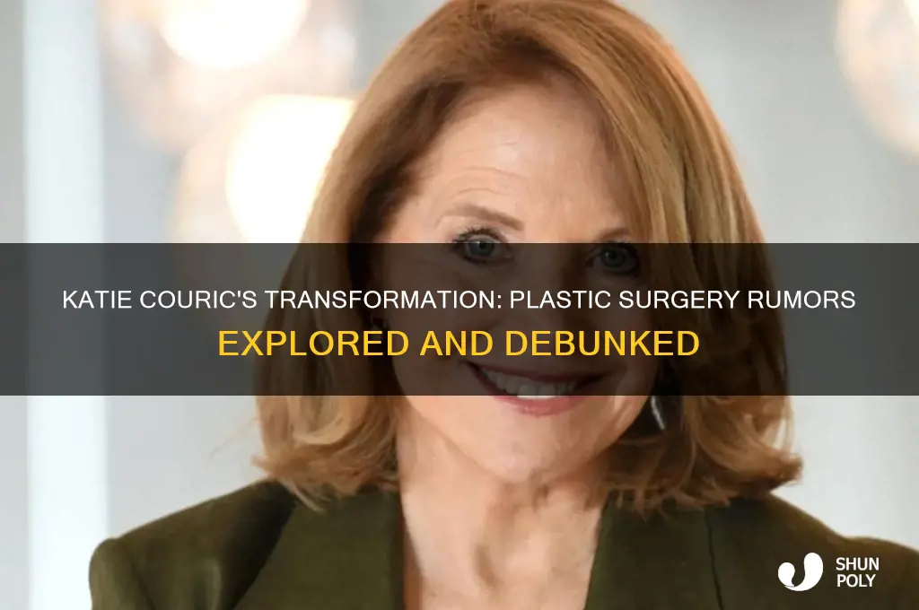 did katie couric have plastic surgery
