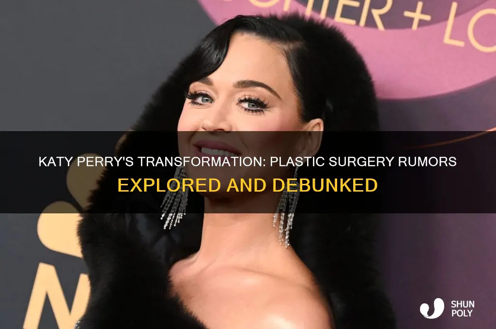 did katy perry have plastic surgery