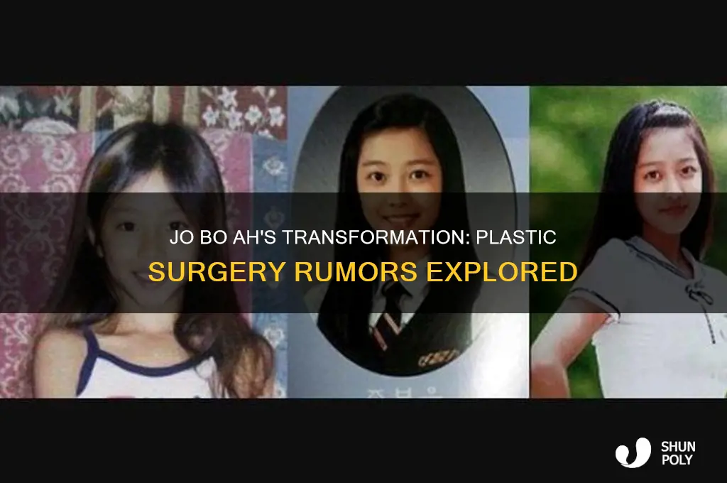 did kdrama actress jo bo ah have plastic surgery