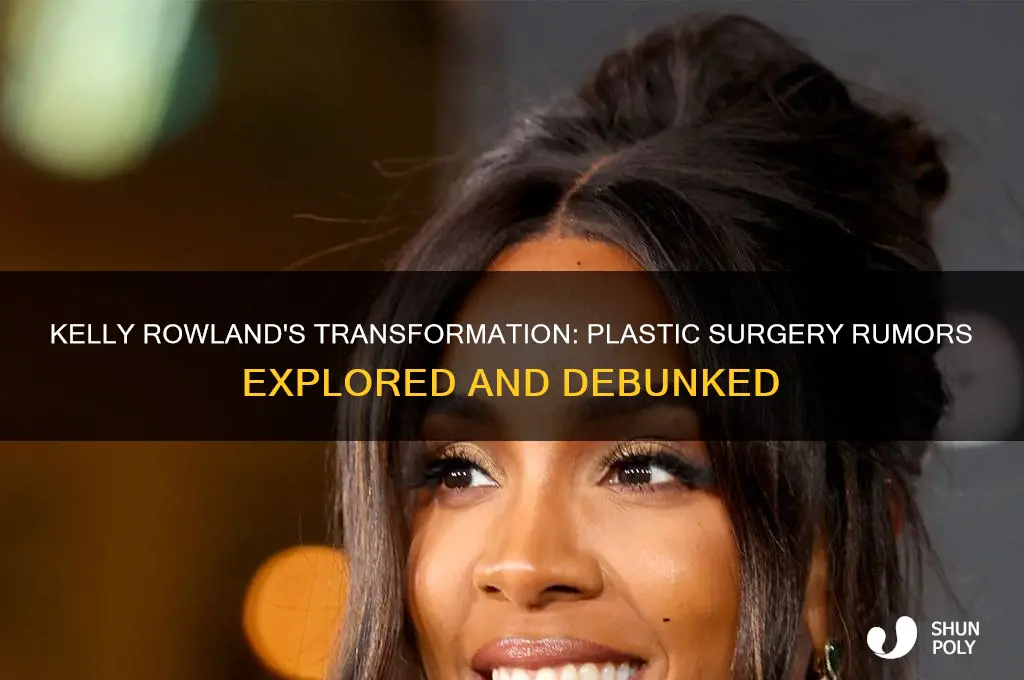 did kelly rowland have plastic surgery