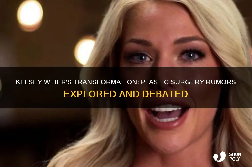 did kelsey from bachelor get plastic surgery