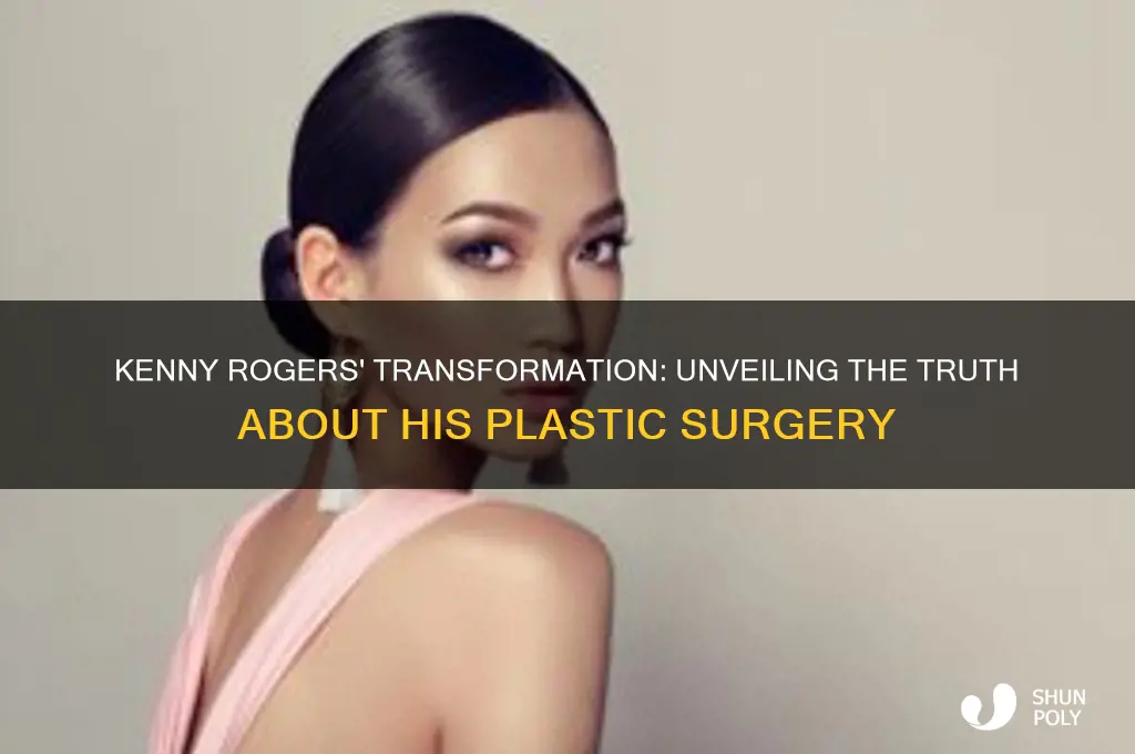 did kenny rogers have plastic surgery