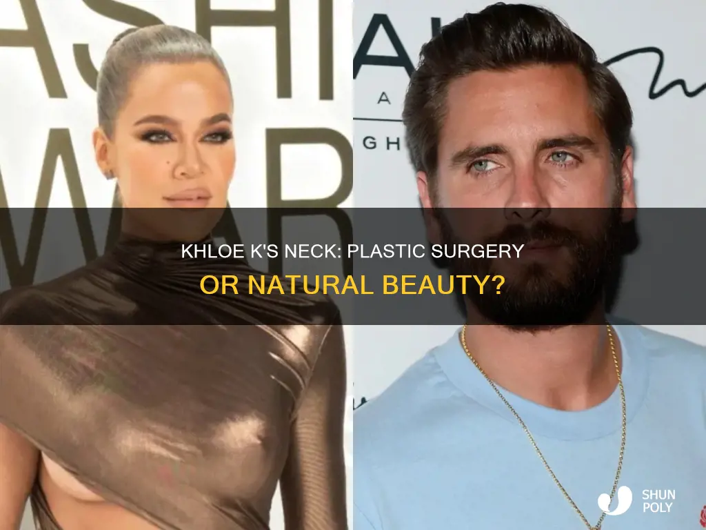 did khloe k have neck plastic