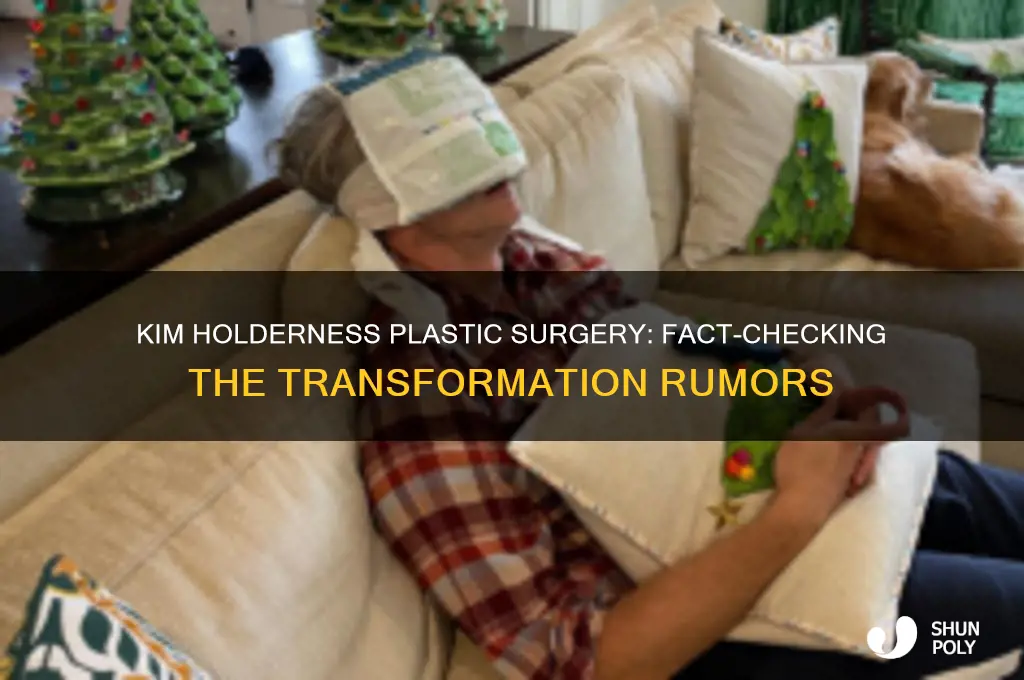 did kim holderness have plastic surgery