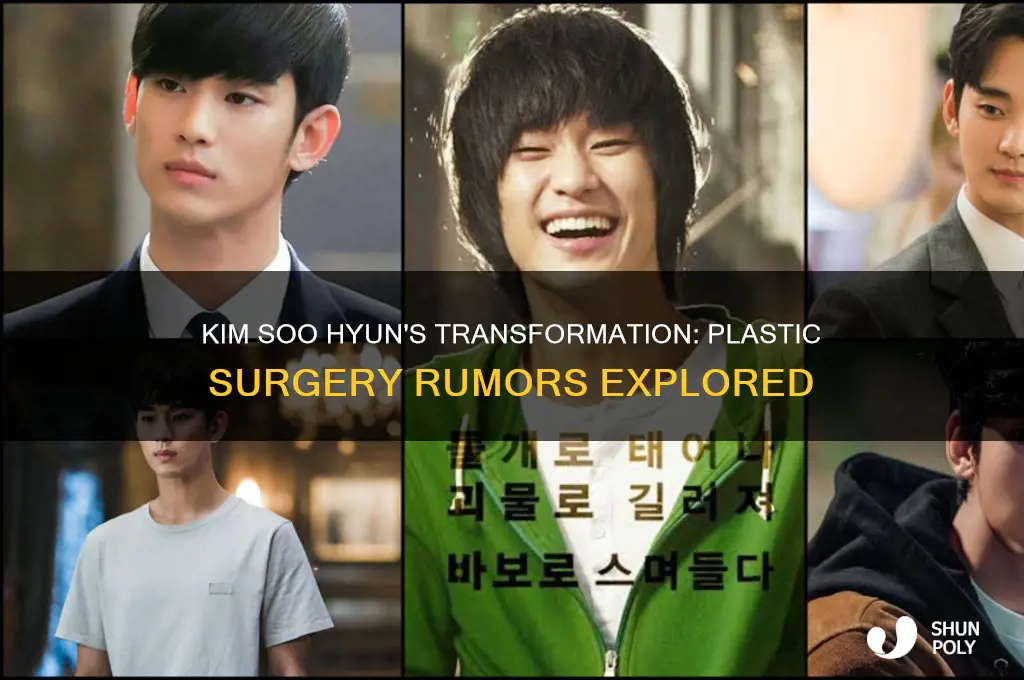 did kim soo hyun do plastic surgery