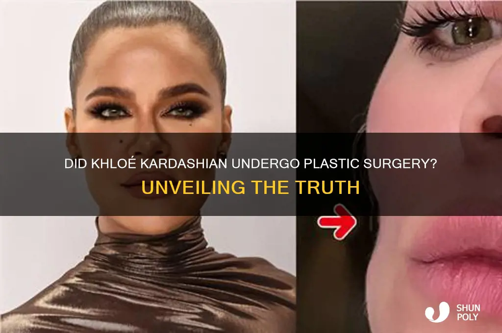 did kloe have plastic surgery