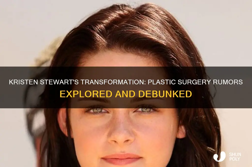 did kristen stewart get plastic surgery