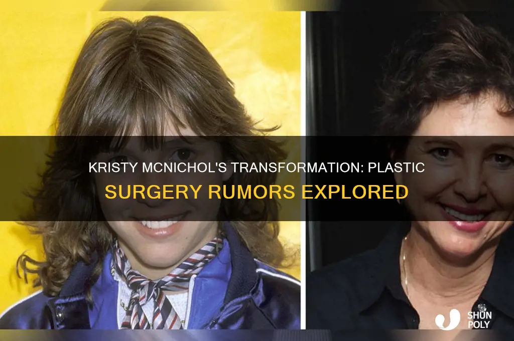 did kristy mcnichol have plastic surgery