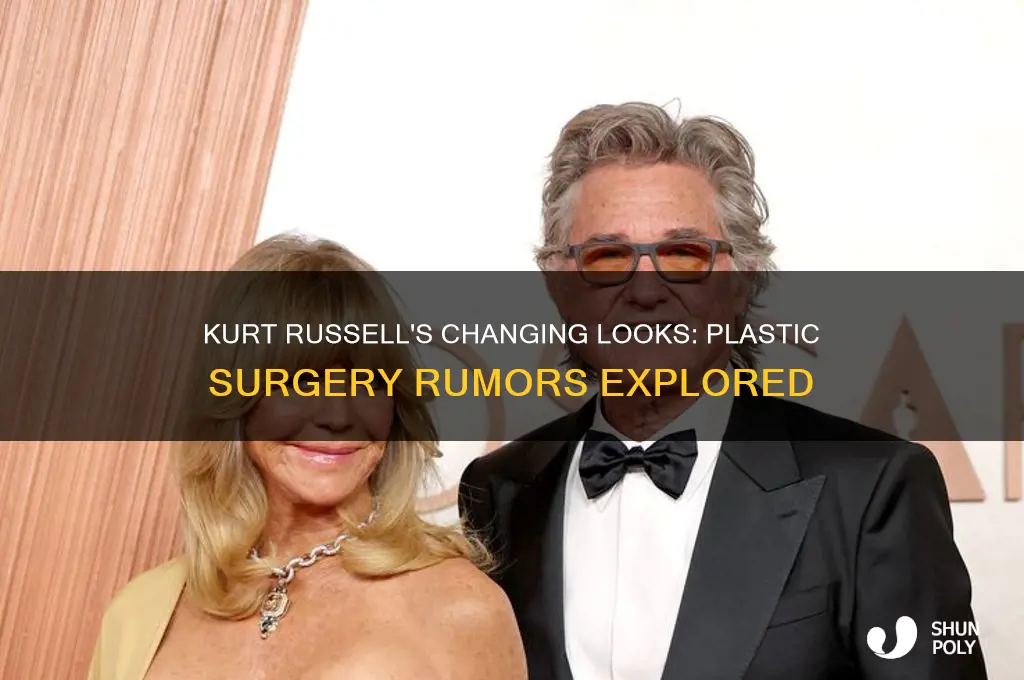 did kurt russell get plastic surgery