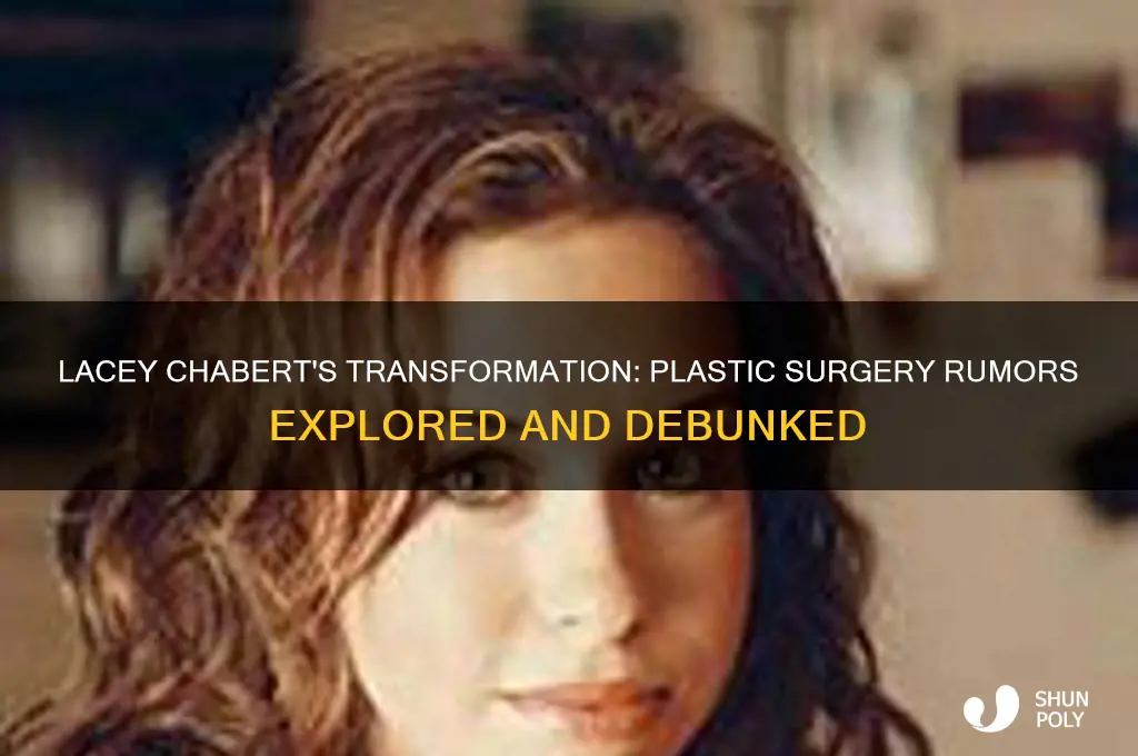 did lacey chabert have plastic surgery