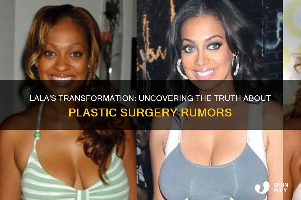 did lala get plastic surgery