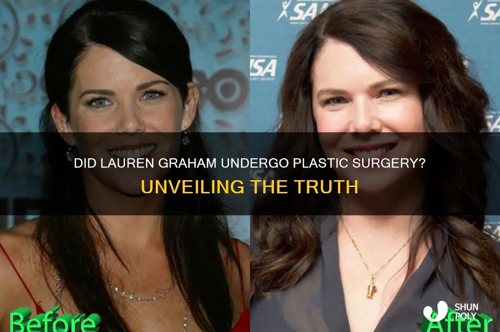 did laurem graham get plastic surgery