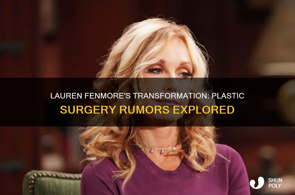 did lauren fenmore have plastic surgery