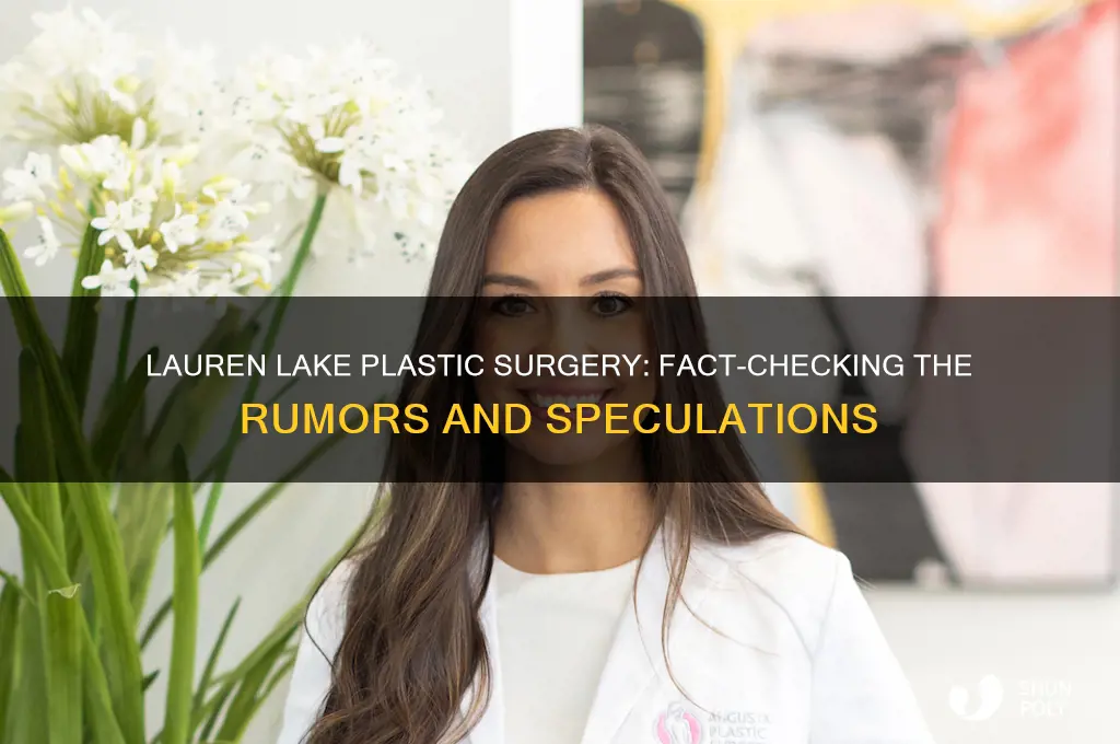 did lauren lake have plastic surgery