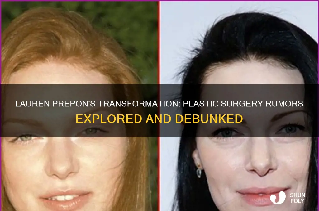 did lauren prepon have plastic surgery