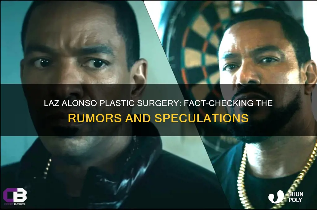 did laz alonso have plastic surgery