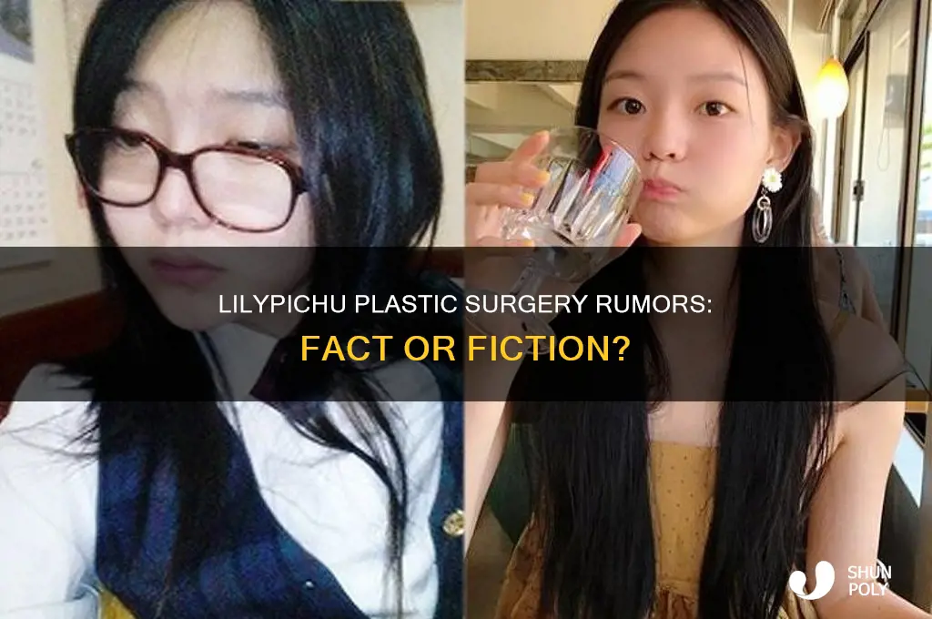 did lilypichu get plastic surgery