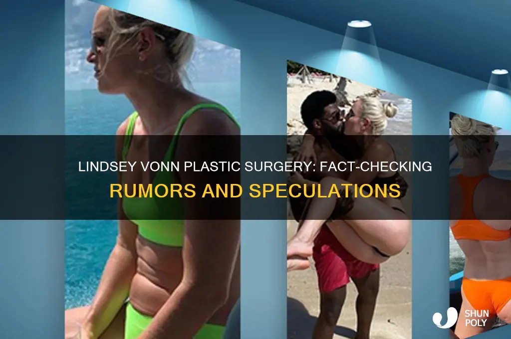did lindsey vonn have plastic surgery