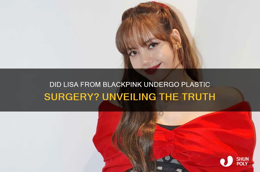 did lisa from bp get plastic surgery